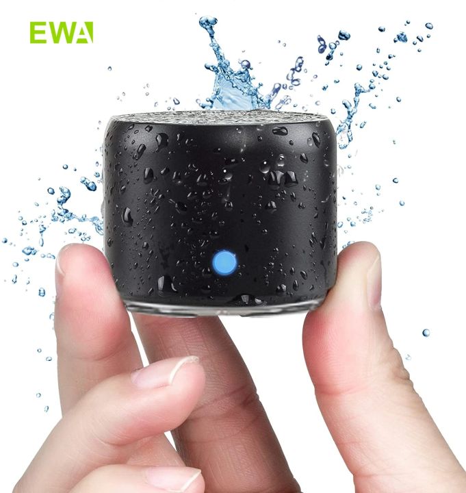 EWA A106 Pro Mini Bluetooth Speaker with Custom Bass Radiator, IPX7 ...