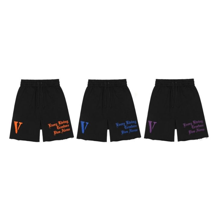 VLONE Shorts Cotton Breathable Summer Pants Vlone High Quality Tops Boy Casual Leisure Boy Sports Hipster Shorts