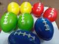 Rugby sponge ball to decompress and decompress hand-held pinch ball toy elastic American and British style -1pcs. 