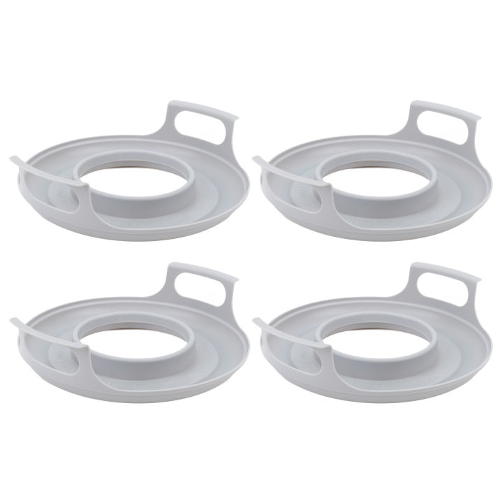 Microwave Cool Plate Dishwasher Safe Spill Proof Microwave Bowl Carrying Tray for Plates