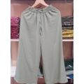 Women’s Palazzo Pant Micro Cherry Fabric Wide Leg with Effortless Style and Drawstring Closure.