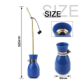 Bug Treatment Powder Duster Diatomaceous Earth Bulb Duster/Powder Applicator Bulb with Long Copper Tube.