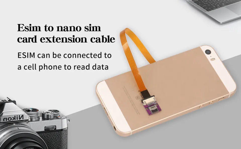 Pour ESIM vers Nano support de carte SIM adaptateur de carte