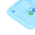Silicone Baby Teether Safe Mobile Phone Shape Teether Toy Bright Color Hand Eye Coordination for Home. 