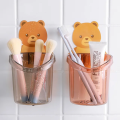 teddy Bear Bathroom Tooth Brush Holder Brush Holder Toothpaste Brush Holder Adhesive Tooth Brush Holder. 