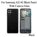 Samsung Galaxy A22 4G Back Panel/Backshell/ Casing + With Camera Lens + Side Buttons With Logo-All Colors Available. 