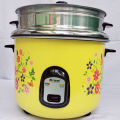 Kiam Rice Cooker Full Body 2.8 Ltr - Double pot (SS & Non Stick Pot)- SFB-5704. 