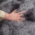 Gray Carpet for Living Room Plush Rug Bed Room Floor Fluffy Mats Anti-slip Home Decor Rugs Soft Velvet Carpets Kids Room Blanket. 