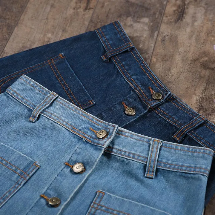 Denim%20Skirt%20Women's2022Summer%20New%20Korean%20Style%20High%20Waist%20Girl%20for%20StudentsaWord%20One-Step%20Skirt%20Skirt%20Skirt%20-%20Image%203