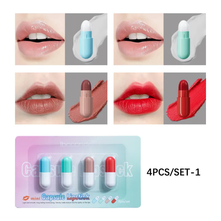 ibcccndc%20Capsule%20Lipstick%204-Pack%20Lipstick%20Set%20Gift%20Box%20Easy%20to%20Color,%20Matte%20Mini%20Lipstick,%20Lipstick%20Cross-border%20-%20Image%206
