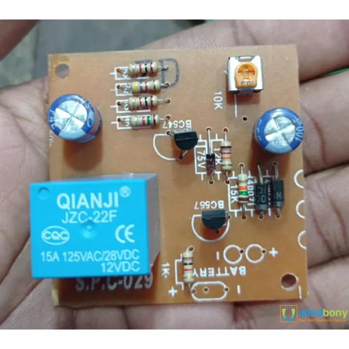 Single Relay 12V Auto Cut Circuit Dc-12V Dc12V Single Relay Auto Cut Adjustable Circuit For Dc 12V Battery Charging Protection Circuit Diy Electrical Circuitry & Parts - Solar Panel - solar panel 100w