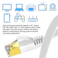 Cat6 Ethernet Cable 10Gbps Network Cable Flat Lan Cable for Router Gold-plated RJ45 Laptop Network Cable Patch Cord Cat 6. 