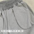 【100%Cotton】Pants for Women Loose Slimming and All-Matching Trendy Korean Style High-End Pure Cotton Track Pants Ankle-Tied Sweatpants.