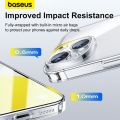 Baseus Clear Case for iPhone 15 Pro Max Plus Case Soft TPU Full Lens Shockproof Transparent Phone Procetor for iPhone 15 Cover BruberryBe. 