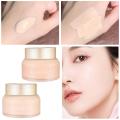 30g Soft Light Foundation Cream Waterproof and Sweat-proof Concealer Oil Control Moisturizing Beginners Face Makeup. 