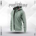 Fabrilife Mens Premium Urban Hoodie - Chinois Green. 