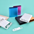 Metal Power Bank DIY Kit Type-C Storage Case Box Free Welding Suit 4X 18650 Eatop. 