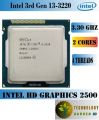 Intel Core i3 (3rd Gen 3.3 GHz) Desktop Processor. 