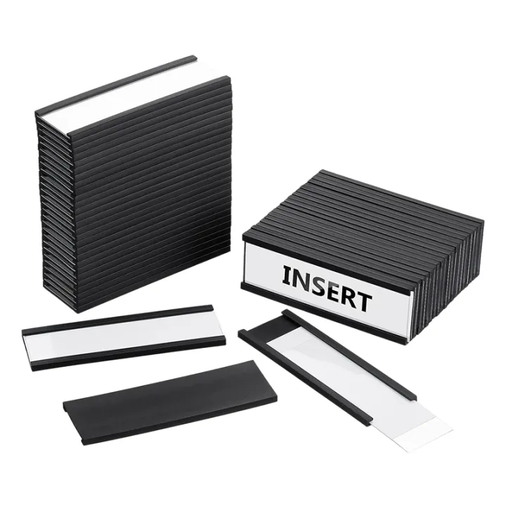 50Pcs%20Magnetic%20Label%20Holders%20with%20Data%20Card%20Holders%20for%20Metal%20Shelf%20-%20Image%204