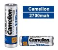 Camelion Rechargeable AA Battery Ni-MH 2700 mAh Ni-MH 1.2v Pack of 2pcs. 