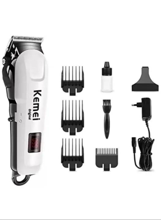 Kemei%20KM-809A%20Digital%20%20Electric%20Rechargeable%20Professional%20Hair%20Clipper%20Trimmer%20-%20Image%207