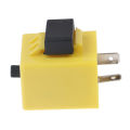 12V 2 Pin Adjustable Frequency LED Flasher Relay Turn Signal Blinker Indicator Tetuo. 