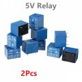 2Pcs- 5V Relay 5V Relay Switches DC 5V Relay 5 Pin 10A DC Coil SPDT Auto Universal Relay SRD-05VDC-SL-C PCB Mount Power Relay 5V Relay Switches 220V 10A. 