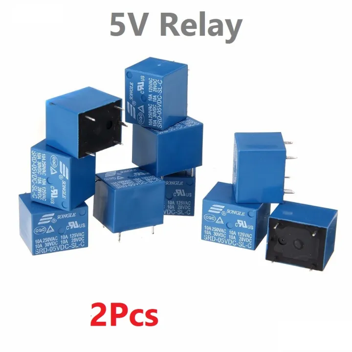 2Pcs-%205V%20Relay%205V%20Relay%20Switches%20DC%205V%20Relay%205%20Pin%2010A%20DC%20Coil%20SPDT%20Auto%20Universal%20Relay%20SRD-05VDC-SL-C%20PCB%20Mount%20Power%20Relay%205V%20Relay%20Switches%20220V%2010A%20-%20Image%203
