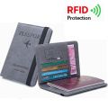 Passport Cover Travel Passport & Card Holder Wallet For Men Women Passports Card Document Cover. 