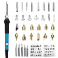 28 piece nozzle carving, temperature regulating iron set, pyrography machine tool, soldering pen set. 