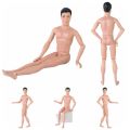 Children Gift Moveable Jointed Ken Doll Body Prince Male Rotatable Male Nude Body Multi-Joint Flexible Move Doll Toys Doll DIY. 