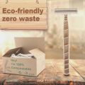 8pcs Manual Shaving Razor Eco-Friendly Biodegradable Shaving Tool Triple Blade Disposable Shaving Razor Portable Travel.