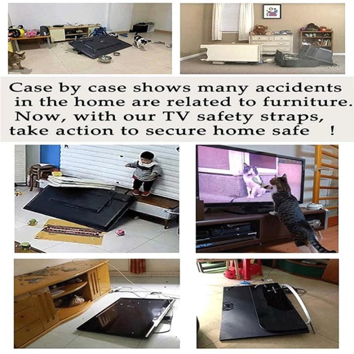 Adjustable%20TV%20Safety%20Straps%20No-Drill%20Adhesive%20Anti-Tip%20Furniture%20Anchors%20Kit%20for%20Baby%20Proofing,%20Flat%20Screens%20Fix%20to%20Wall%20-%20Image%205