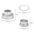 8 Packs Mason Jar Shaker Lids, Shaker Top for Regular Mason Jar, Shaker Lids for Mini Mason Jars - Silver. 