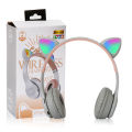 Cross-border new P47M cat ear luminous headset bluetooth headset mobile phone wireless game headset universal wholesale. 