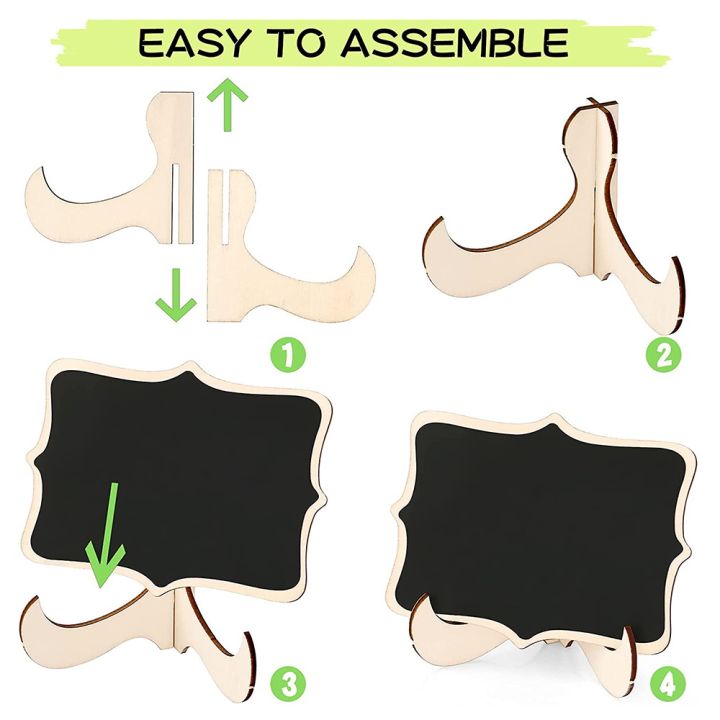 XHHDQES%20Mini%20Chalkboard%20Sign%2020%20Pack%20Food%20Labels%20for%20Party%20Buffet,%20Wooden%20Small%20Chalk%20Board%20Signs%20with%20Easel%20Stand%20for%20Food%20Tags%20-%20Image%203