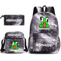 UNSPEAKABLE Schoolbag Fashion European and American Style Men's and Women's Student Backpack Casual Messenger Bag Cartoon Cute Backpack.