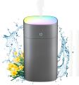 400ML Air Humidifier Nano Mist Marquee Colourful Light Night Light Humidifier Two Spray Modes Large Capacity Household Desktop Humidifier For Travel Bedroom Plants Car Home Office. 