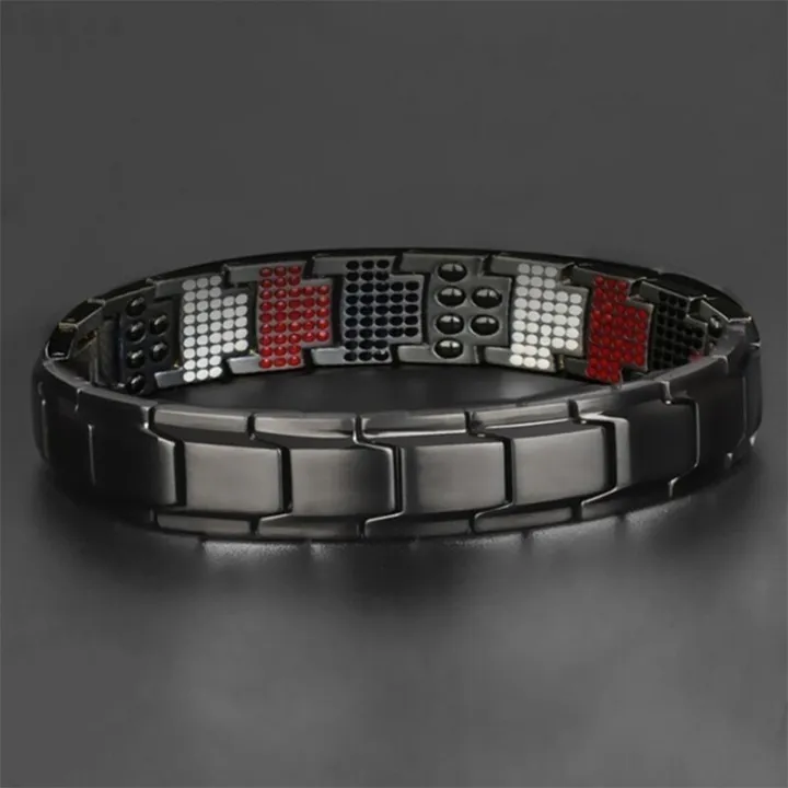 New%202023%20Men's%20Magnetic%20Bracelet%20with%20Hook%20Buckle%20Clasp%20Therapy%20Bangles%20Man%20Health%20Care%20Weight%20Loose%20Jewelry%20Lady%20Bracelets%20-%20Image%204