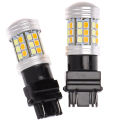 2Pcs 3157 LED Amber White Rear Turn Signal Parking High Power Light Bulbs. 