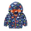Children Jackets Autumn Spring Kids Outerwear Coats Cute Dinosaur Cartoon Jackets For Boys Baby Boys Girls Windbreaker 1-7T. 