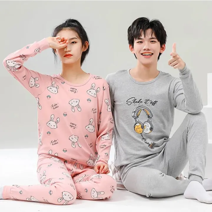 Teen%20Boys%20Girls%20Pajamas%20New%20Autumn%20Long%20Sleeves%20Children's%20Clothing%20Sleepwear%20Cotton%20Pyjamas%20Sets%20For%20Kids%2010%2013%2015%2017%2019%20Years%20-%20Image%205