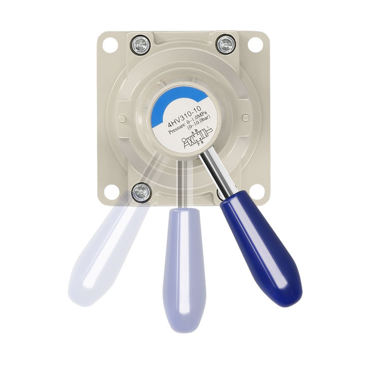 Rotary%20Lever%20Hand%20Valve%203/8''%20PT%20Air%20Flow%20Control%202%20Position%204%20Way%20Air%20Flow%20Control%20Pneumatic%20Air%20Hand%20Lever%20Valve%204HV310-10%20-%20Image%203