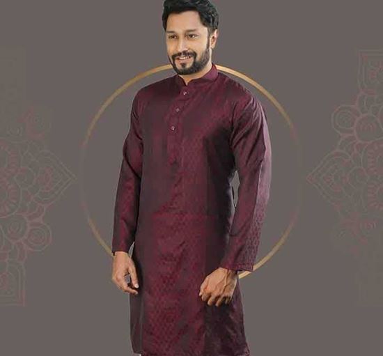 Fashionable%20Semi%20Long%20Panjabi%20for%20Men%20-%20Image%204