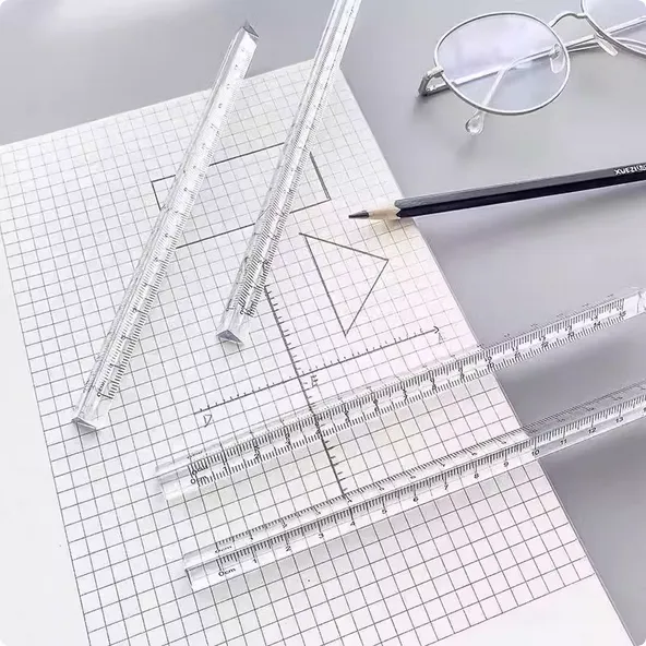 Transparent%20Triangular%20Ruler%20Student%20Unprinted%20Style%20Drawing%20Measurement%20Ruler%20Examination%20Office%20Stereo%20Scale%2015cm%20-%20Image%203
