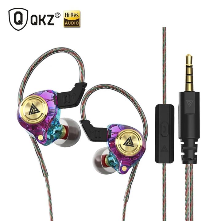 QKZ AK3 In Ear Earphone Dynamic Driver Headsets Stereo Sports HIFI Subwoofer Earplugs Noise Cancelling Gaming Music Earbuds