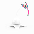 Electronic Pet Cat Toy Intelligent Automatic Cat Sports Toy Electric Rotating Butterfly Cat Stick Interactive Toy.. 