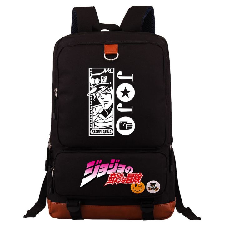 Jojo Bizarre Adventure Backpack For Boys Girls Travel Shoulder Backpack Men Women Large Capacity Daily Bookbag Mochila