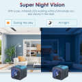 [4K HD Good quality]Mini with vioce Two-way intercom cctv for home wireless mini camera 1080p Hd 4k Mini Video X6d Wifi Wireless Hidden Cctv Security Spy Camera Voice Recorder Phone Connect X6D. 