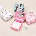 1 Pcs Multi Functional Travel Storage Bag Portable Sanitary Napkin Bag and Toiletry Cosmetic Organizer with Waterproof Layer. 